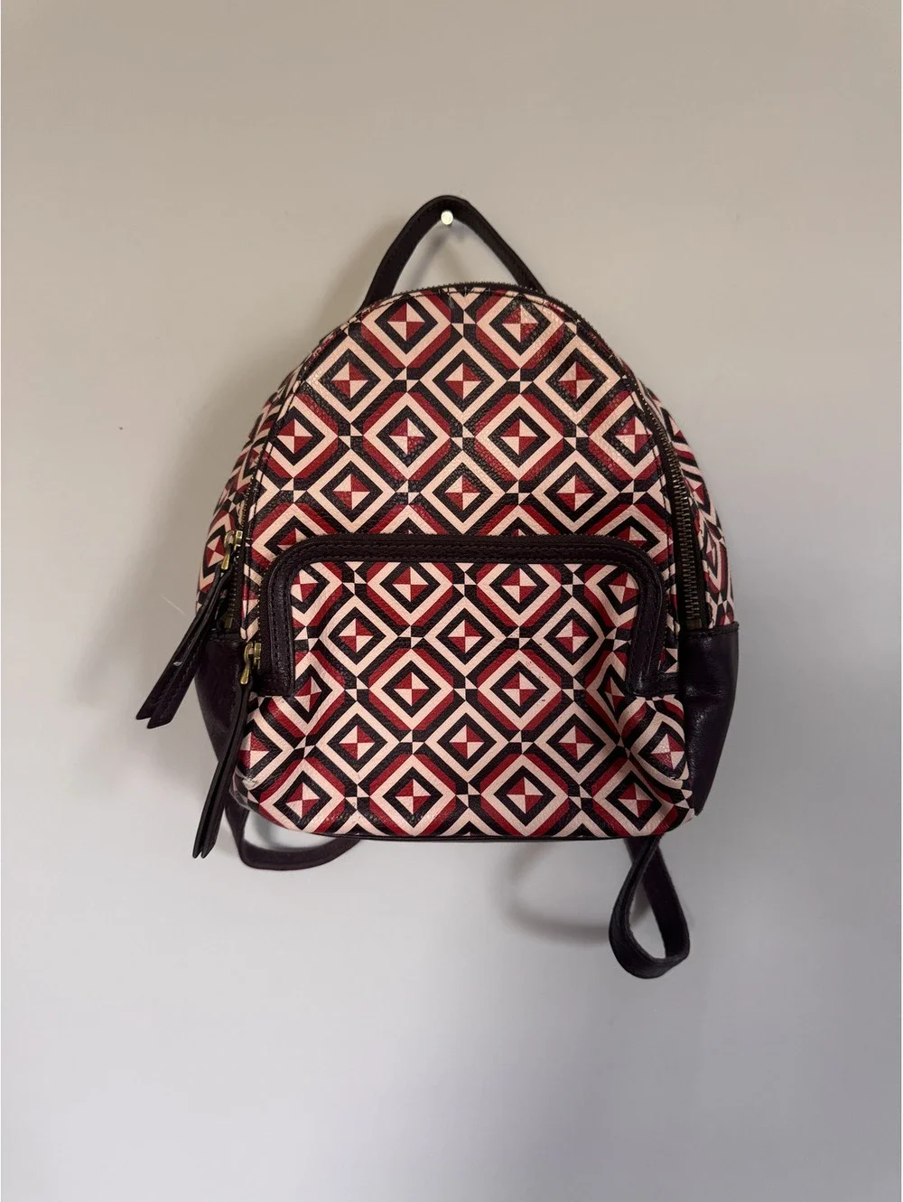 Fossil Felicity Red Mini Backpack **read description**